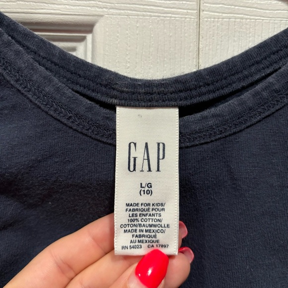 GAP Boy's Navy Summer Tank Top Shirt - size L (10) - Picture 2 of 3